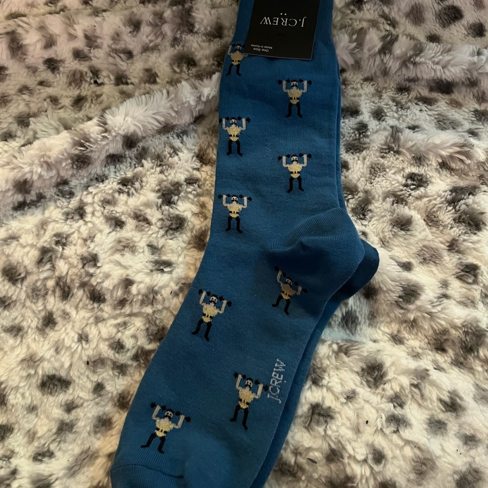Men’s NWT J Crew muscleman socks